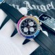 BrandRolex Rainbow Di  seriesRainbow  Ditonner series   style classic three-eye six-hand design, atmospheric fashion Strap316 steelItaly imported rubber strap  case cover 316 steel production of artisan craftsmanship  Mi