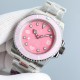 Rolex-ROLEX Pink Aqua Ghost Limited Edition Pink Piggy Peggy BLAKEN Limited Edition on sale models, with one-piece 3135 automatic mechanical movement! The direction of the timekeeping is the same as the original! 904L st