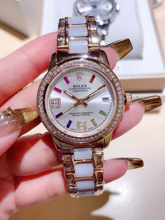 Rolex exquisite quality of the latest debut of meticulous wrist beauty harmonic beauty immortal flawless picking subtle Yueer  brand] Rolex (physical more beautiful recommended)     [Type] exquisite women's watches[Strap