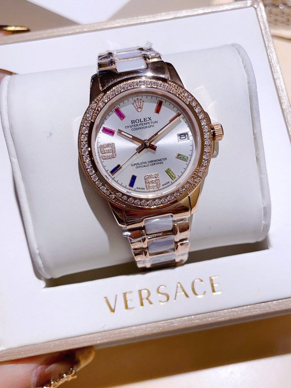 Rolex exquisite quality of the latest debut of meticulous wrist beauty harmonic beauty immortal flawless picking subtle Yueer  brand] Rolex (physical more beautiful recommended)     [Type] exquisite women's watches[Strap