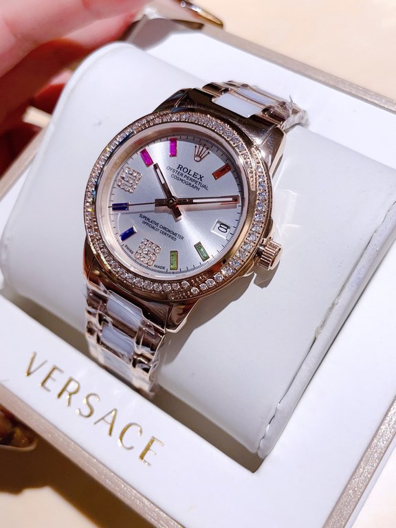 Rolex exquisite quality of the latest debut of meticulous wrist beauty harmonic beauty immortal flawless picking subtle Yueer  brand] Rolex (physical more beautiful recommended)     [Type] exquisite women's watches[Strap