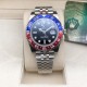 SL latest launch-Rolex GMT IIGMT①The latest official anti-counterfeiting card (official consistency)②904 stainless steel (restore the excellent structure of the genuine case cover)③Double rotating imported ceramic bezel 