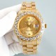 UnityRolex ROLEX Luxury Extreme Full Star Edition Watch 904 steel to create, pave the top Swarovski diamonds, the interpretation of luxury quality, dazzling, glamorous bloom. The case and bracelet are entirely set with d