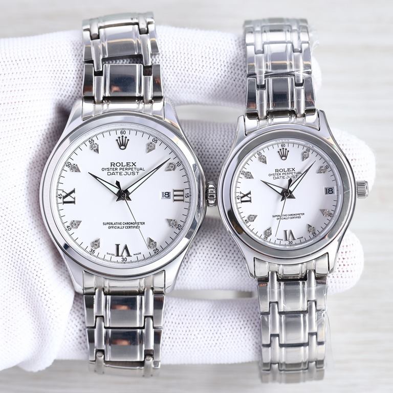 Rolex Classic Couples   Watch Wristwatch! NEW!  8    Swarovski kite diamonds with Roman studs! Make you read the time more clearly and conveniently! Double dividing sapphire   anti-scratch mirror!   built-in original imp