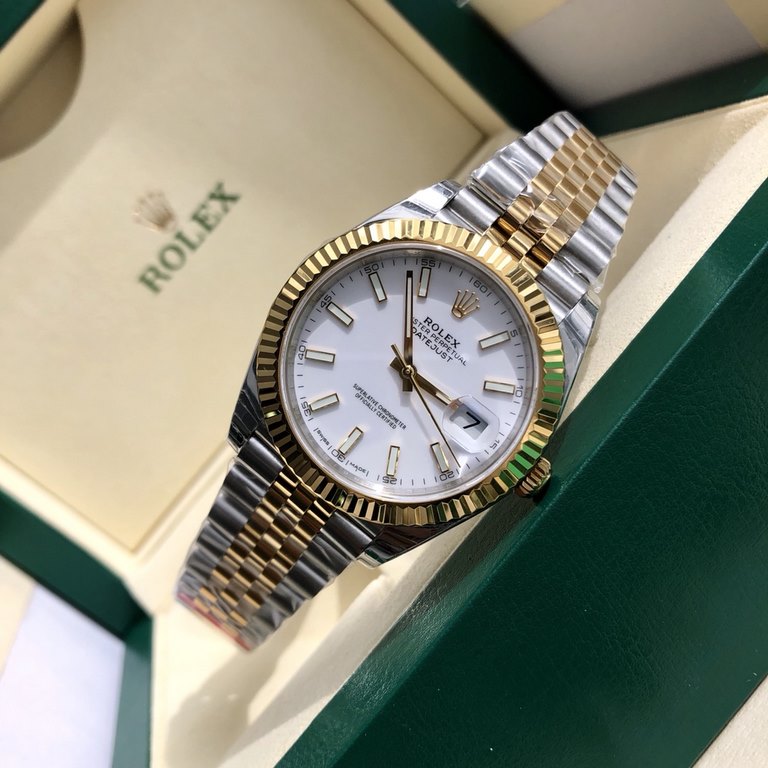 Wholesale box support Hong Kong, the United States direct mailRolex Rolex Logotype series men's watches, special channel bull goods! Dial size 41mm, equipped with Rolex Log original 3235 automatic mechanical movement, sc