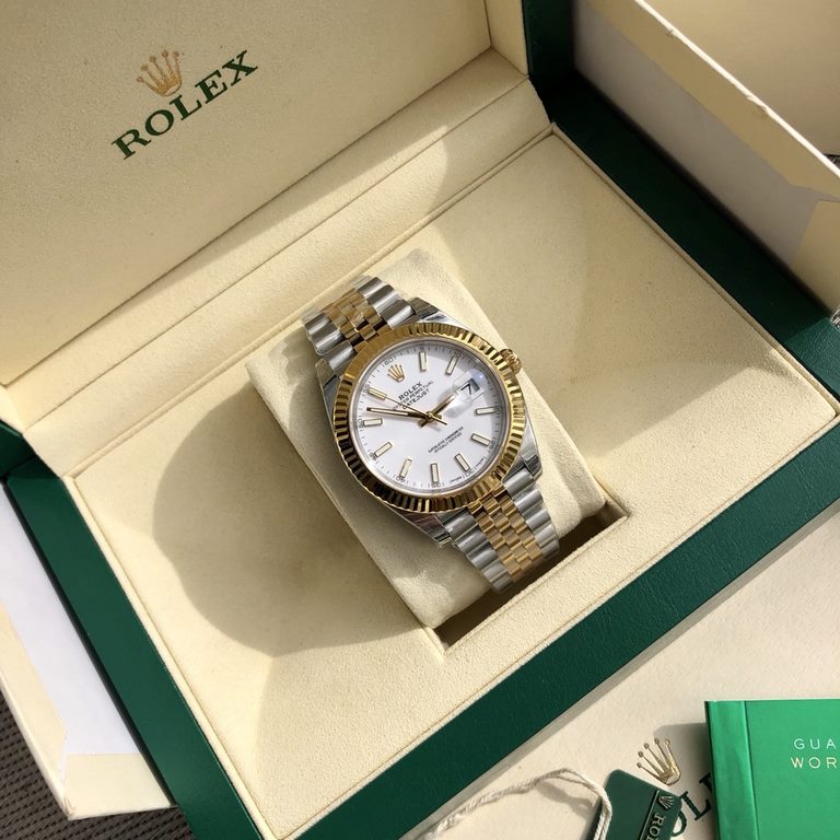 Wholesale box support Hong Kong, the United States direct mailRolex Rolex Logotype series men's watches, special channel bull goods! Dial size 41mm, equipped with Rolex Log original 3235 automatic mechanical movement, sc