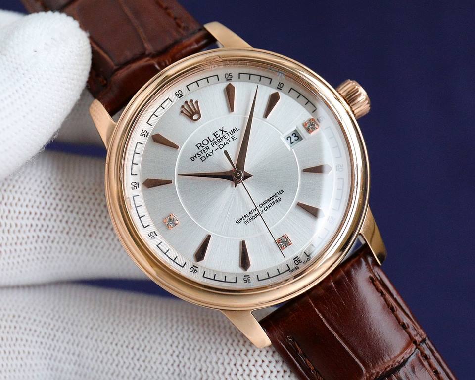 [][Rose][Rose] The store's main push [2023 latest force   popular models] Rolex ROLEX highest version of senior automatic watches! Men's watches  unique business vintage style, constant charm, high-grade customization wi