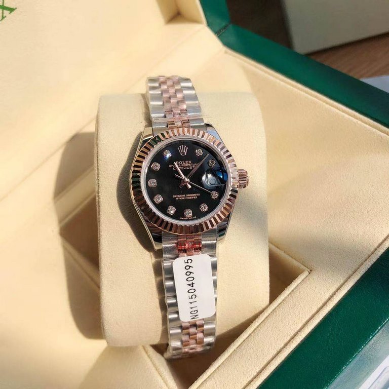 With box Support Hong Kong, the United States direct mailRolex Women's Logotype 28㎜ Log Series, Women's Logotype Oyster case is a model of solid elegance and perfect proportion, using 316L stainless steel to forge stainl