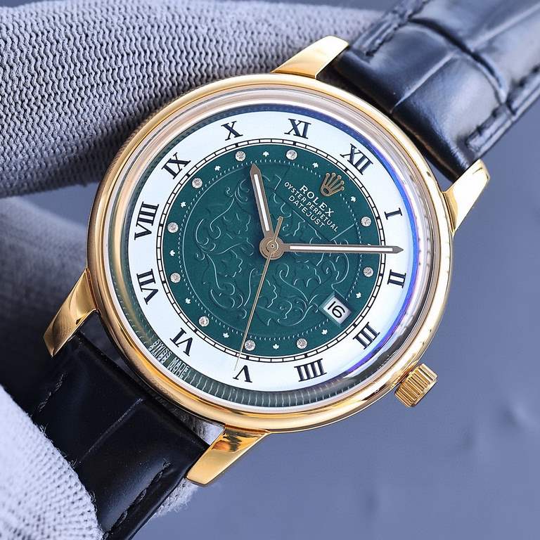 The new  ROLEX  Rolex . Cellini series, a show gentleman's style, suitable for a variety of activities and occasions of the choice of men's wristwatches Equipped with accurate and stable imported 9015 caliber. 28,800 vib