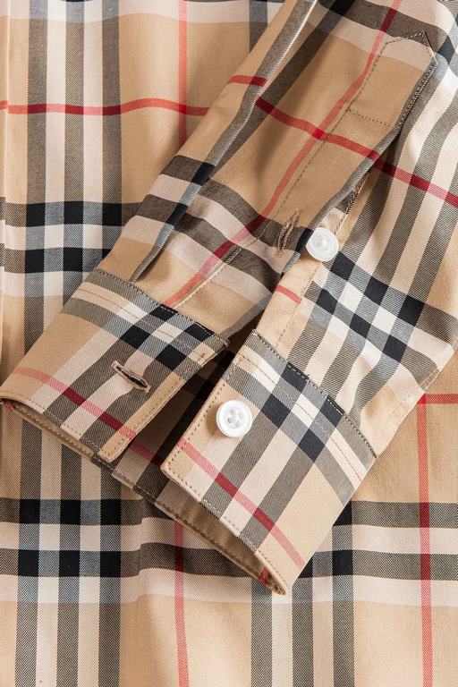 New#Burberry BURBERY high quality collector grade imported high weave cotton men's long-sleeved shirt! 23FW fall and winter new high-quality luxury person first collector grade long-sleeved shirts, trading company channe