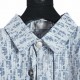 DiorDior 22ss Classic Full Print Old Flower Denim Shirt JacketThe original purchase, the difference between the market version, exclusive molding custom aluminum buttons, washed and stored for a long time is not easy to 