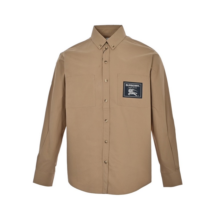 BurberryBurberry 23ss warhorse patch shirtThe original domestic 8400 purchased, the use of Korean shirt fabrics, compared to the market fabrics, to achieve the original version of the consistent high density, soft and st