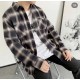 #Amiri23Fw Tassel Destroyed Plaid Shirt Top