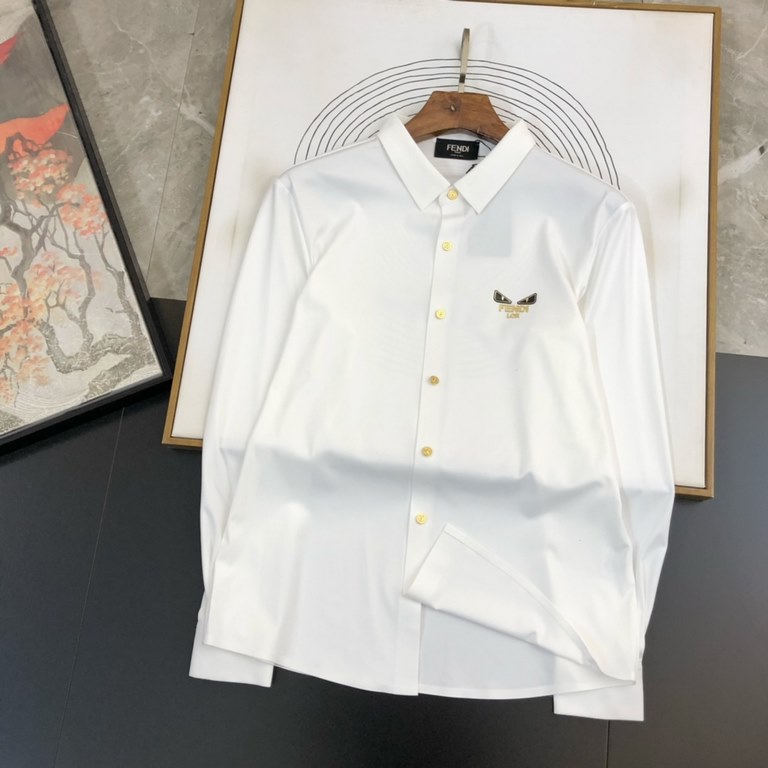 FD23 latest men's classic timeless casual long sleeve shirt! Premium sense ............ This is the advantage of net color ............ elegant and mysterious! How can you not have a high-level style shirt in the fall an