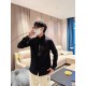 Versace high-end quality! Original three standard! 2023 early fall newest products, counter synchronization is available, the original single hard goods, fashion casual long-sleeved shirt, comfortable on the body! Eye-ca