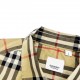 BurberryBurberry classic check arm white letter logo long sleeve shirtSleeve positioning 140 degrees constant temperature white letters hot map, cut pieces, hot hot hot thin, to and from the sewing, collar sitting collar