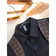 LV 2023ss new men's long sleeve shirt, high quality ready-to-wear! Customized fabrics Breathable and comfortable, impeccable details, brand elements design concepts, reflecting high quality. Hand feel delicate and soft! 