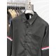 TB 2023ss new men's long sleeve shirt, high quality ready-to-wear! Customized fabric Breathable and comfortable, impeccable details, brand elements design concept, reflecting high quality. Hand feel delicate and soft! Pr