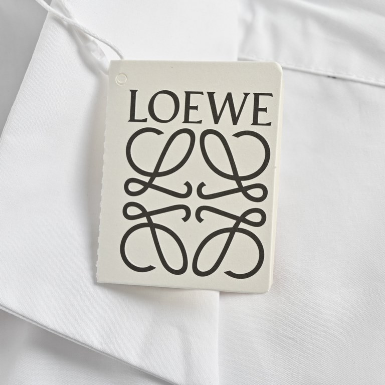 LoeweLoewe 23ss Pocket Flame Embroidered ShirtAdopting Casifa three-dimensional embroidery Korea imported 100 cotton, fabric features soft and comfortable silk luster, several times washed still quite like new, 21 stitch