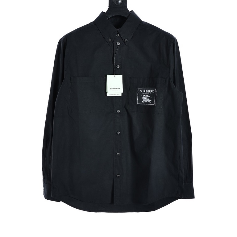 Burberry Burberry BBR 23SS War Horse Patch Long Sleeve ShirtThe original domestic 8400 purchased, the use of Korean shirt fabrics, compared to the market fabrics, to achieve the original version of the consistent high de