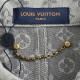 Louis Vuitton  Louis Vuitton 22Fw Old Fashioned Denim JacketLouis Vuitton  Louis Vuitton 22Fw Aged Denim Shirt JacketClassic Monm pattern and Giant Damier pattern by the wave line articulation, and then to the bright lin