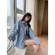 DiorDior 22ss Classic All Over Printed Old Flower Denim Shirt Jacket, Upshot Collection