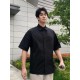 #BOTTEGA VENETABV 23ss Side Woven Short Sleeve Shirt Top