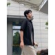 #BOTTEGA VENETABV 23ss Side Woven Short Sleeve Shirt Top