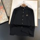 HER23S new product Full quality men's long sleeve shirt!!!! Company goods, chest letters soft rubber perfect details ............ modern elegant modeling, single wear or inner wear are excellent! Exclusive narrow collar 