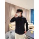 Valentino high-end quality! The original version of the three standards! 2023 early fall newest products, counter synchronization is available, the original single hard goods, fashionable and casual long-sleeved shirt, c