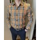 (High-end quality) Burberry 2022 counter the latest explosion of striped shirt shipment Paris counter synchronization on sale! Selected Italy    imported customized cotton shirt fabric with the latest plaid design, the c