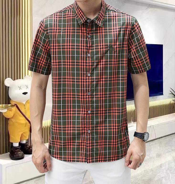 BURBERRY Burberry shirts, HK foreign goods, Thailand, the official website counter synchronization on sale, AD, BUR home every season's staple single product, the latest signature-style main label, quite a sense of aesth