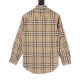 BurberryBurberry New Stripe Long Sleeve ShirtBBR brand's most representative striped elements shirt, counter sales of the first paragraph. The fabric is made of double stranded 80 woven twill fabric, checkered counterpoi