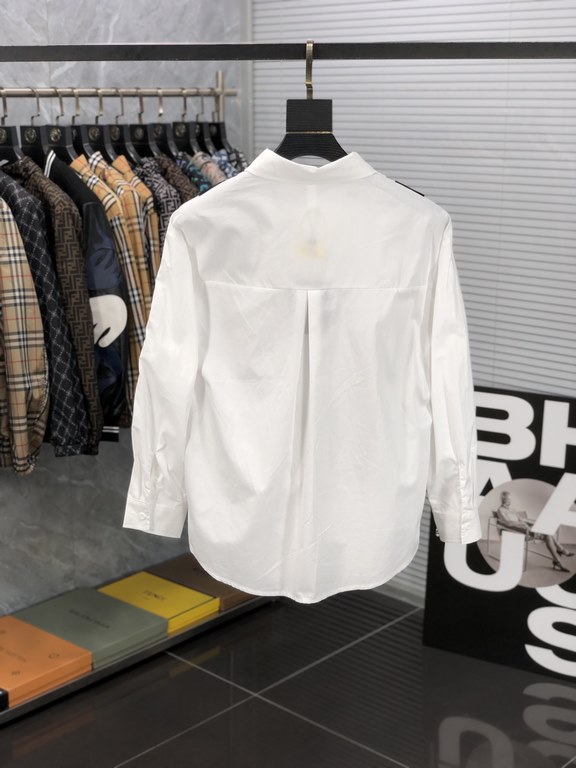 LV 2023ss new men's long sleeve shirt, high quality ready-to-wear! Customized fabrics Breathable and comfortable, impeccable details, brand elements design concepts, reflecting high quality. Hand feel delicate and soft! 