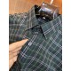 (High version) Burberry casual plaid shirtHas always been an essential item this season A good shirt highlights more than just temperament, counter models Details do unique Burberry shirt is very concerned about the qual