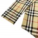 BurberryBurberry classic check arm white letter logo long sleeve shirtSleeve positioning 140 degrees constant temperature white letters hot map, cut pieces, hot hot hot thin, to and from the sewing, collar sitting collar