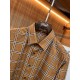 (High version) Burberry casual plaid shirtHas always been an essential item this season A good shirt highlights more than just temperament, counter models Details do unique Burberry shirt is very concerned about the qual