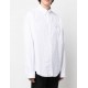 BALENCIAGAParisian Family 23ss Back English Letter Long Sleeve Shirt, Upshot Collection