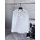 Gucci Gucci 2023ss Early Fall New Long Sleeve Shirt Shirt, high-end version! Counter customized fabrics Breathable comfort, impeccable details, brand elements design concept, reflecting high quality. Hand feel delicate a