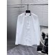 Gucci Gucci 2023ss Early Fall New Long Sleeve Shirt Shirt, high-end version! Counter customized fabrics Breathable comfort, impeccable details, brand elements design concept, reflecting high quality. Hand feel delicate a