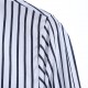 Alexander Wang Alexander Wang embroidered small label striped long-sleeved shirtThe original version of the purchase of Hangzhou counter yuan, due to customized fabrics and N times to adjust the chest leather pockets, re