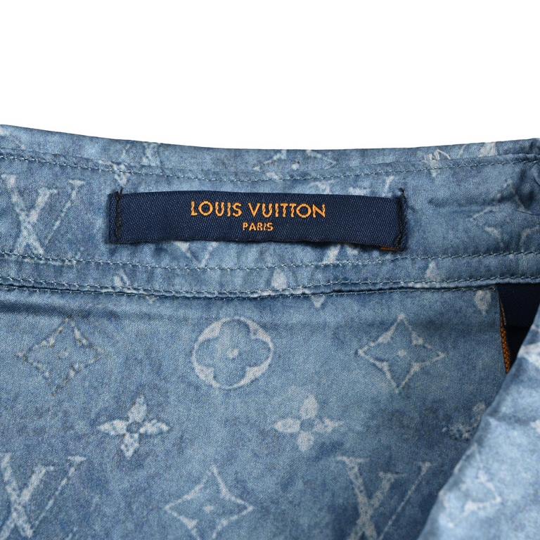 Gradient All-over Print ShirtLouis VuittonLouis Vuitton 23ss Gradient All Over Print ShirtThe use of the original open mold one to one production 120 polyester micro-stretch silk fabric on the hand feel super comfortable