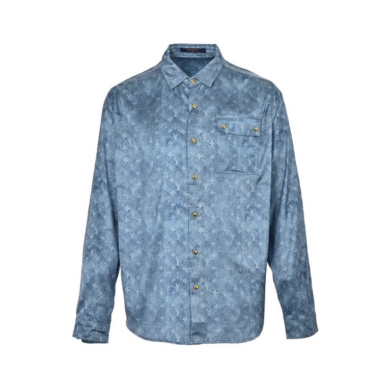 Gradient All-over Print ShirtLouis VuittonLouis Vuitton 23ss Gradient All Over Print ShirtThe use of the original open mold one to one production 120 polyester micro-stretch silk fabric on the hand feel super comfortable