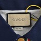 GucciGucci 23ss placket webbing shirt short sleeveHigh quality2023 new Guc webbing splicing logo Guc shirt small red book brush burst the whole network Fixed weave beaded ground mesh cotton fabric vertical feeling very s