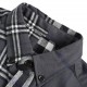 BurberryBurberry Classic Plaid Spliced Flannel ShirtUnbeatable a good sale, customized wool cotton spandex 380g fabric, internal wrapped edge alignment, placket, pockets, shoulders, all the right cut, spend a lot of ener