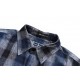 BalenciagaBalenciaga 23Fw Washed Willow Studded Plaid ShirtThe fabric is made of old washed vintage plaid stiff fabric Open mold custom engraved Logo buttons Hardware custom logo, fabric custom weaving and dyeing, each c