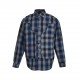 BalenciagaBalenciaga 23Fw Washed Willow Studded Plaid ShirtThe fabric is made of old washed vintage plaid stiff fabric Open mold custom engraved Logo buttons Hardware custom logo, fabric custom weaving and dyeing, each c