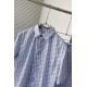 Dior, CD Home 2023aw Early Fall New ArrivalsBlue Silk Twill Striped and Oblique Printed Silk ShortsCounter price 15,000 for the topShorts 14,000DescriptionThis short-sleeved shirt highlights the classic Oblique print. It