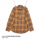 BurberryBurberry Classic Element Flannel Long Sleeve ShirtSize：S M LBBR brand's most representative of the classic striped shirt, the fabric is made of soft facecloth fabric, plaid counterpoint, yarn fixed weaving and dy