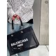 Balenciaga Parisienne 23GW Signature Shirt With Full Logo Print, Hits Collection